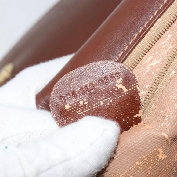 GUCCI Micro GG Supreme Shoulder Bag PVC Brown Gold - Picture 15 of 16